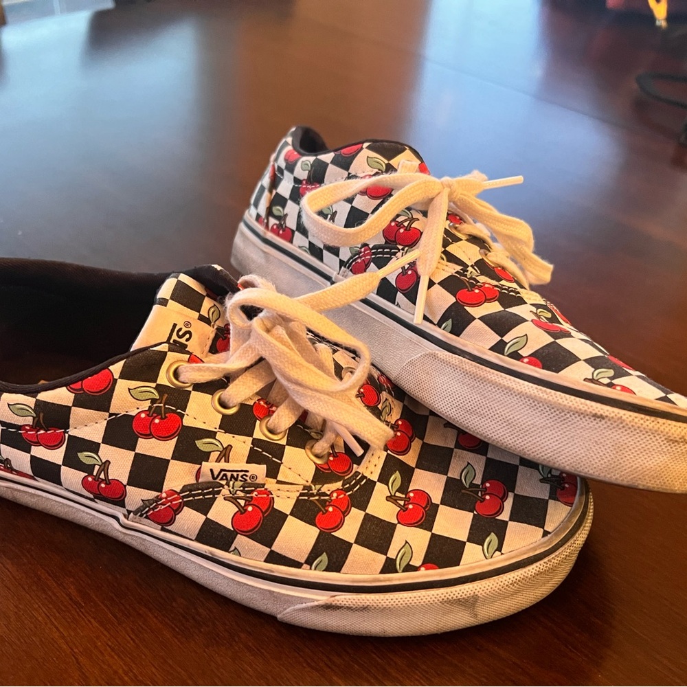Vans Cherry Checkered Women's Sneakers